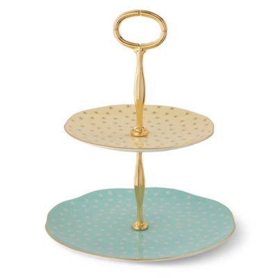 WEDGWOOD Polka Dot Tea Story cake stand