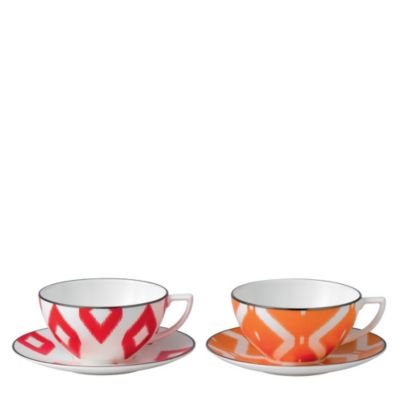 JASPER CONRAN @ WEDGWOOD Kilim teacup and saucer pair