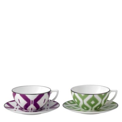JASPER CONRAN @ WEDGWOOD Kilim teacup and saucer pair