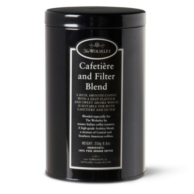 THE WOLSELEY Cafeti&eacute;re coffee tin