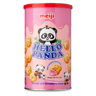 HELLO PANDA Strawberry cream biscuits 450g