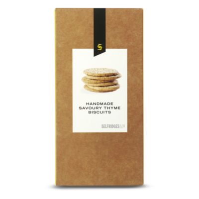SELFRIDGES SELECTION Thyme savoury biscuits