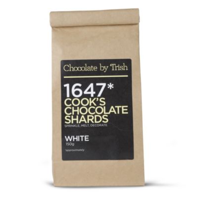 CHOCOLATE BY TRISH Cook's Chocolate Shards white