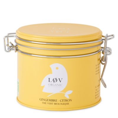 LOV ORGANIC L&oslash;v ginger & lemon loose tea caddy 100g