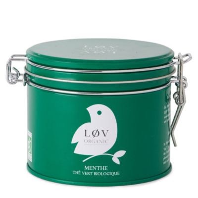 LOV ORGANIC L&oslash;v mint loose tea caddy 100g