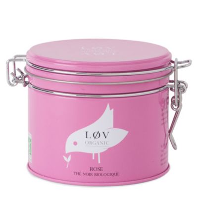 LOV ORGANIC L&oslash;v rose loose tea caddy 100g