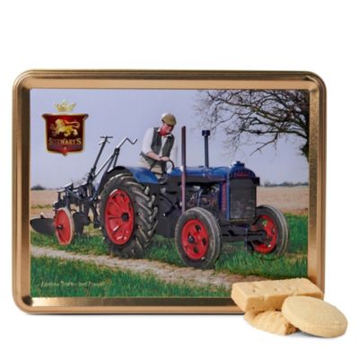 STEWART'S Vintage tractor shortbread gift tin 425g