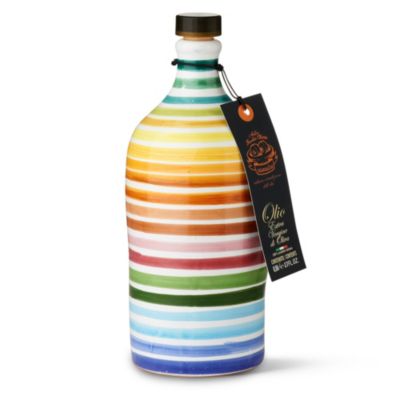  Extra virgin olive oil in hand&ndash;painted bottle
