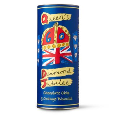 ST KEW Queen's Diamond Jubilee chocolate chip and orange biscuits 200g