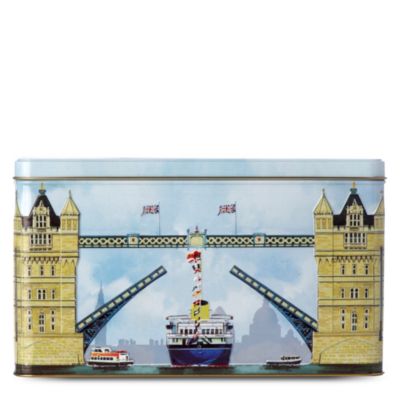 BISCUITEERS Assorted biscuit selection London Tower Bridge tin 500g