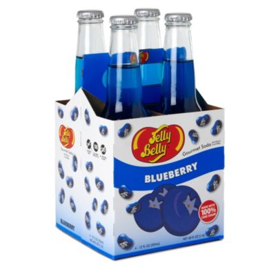 JELLY BELLY Pack of four Blueberry soft drinks 355ml