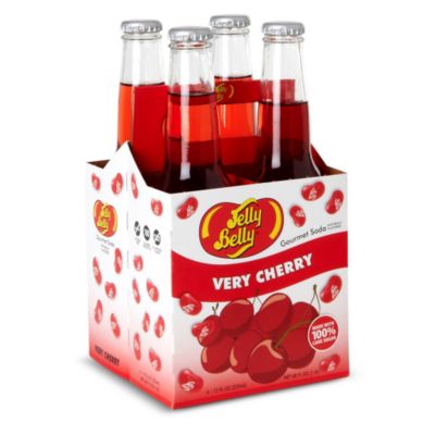 JELLY BELLY Pack of four Very Cherry soft drinks 355ml