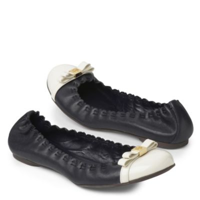 TORY BURCH Romy ballet flats monochrome