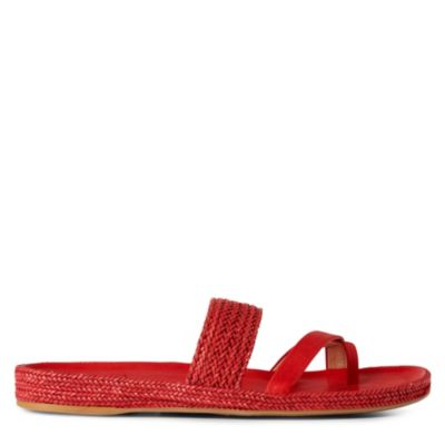 STUART WEITZMAN Braider woven toe&ndash;loop sandals