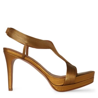 ELIE TAHARI Franca metallic sandals