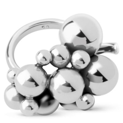GEORG JENSEN Moonlight Grapes sterling silver ring