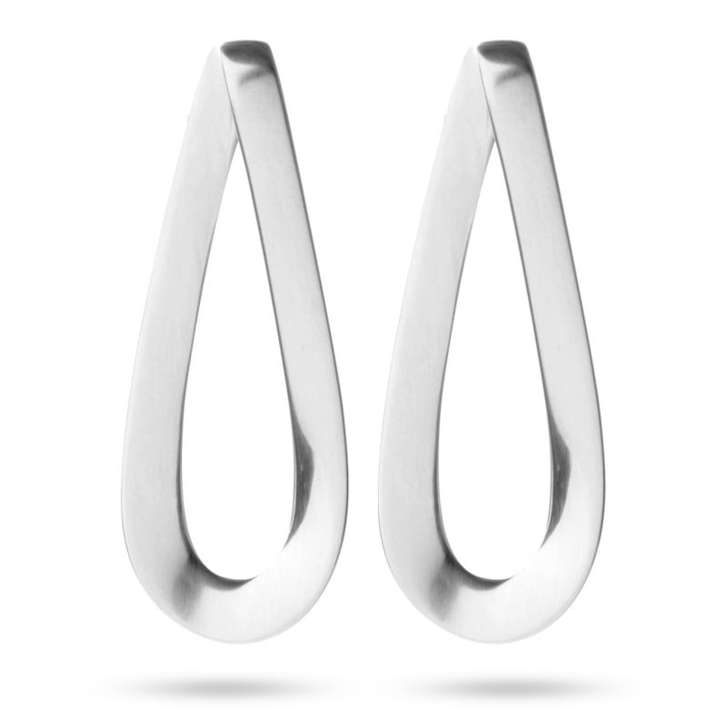 GEORG JENSEN Infinity silver earrings