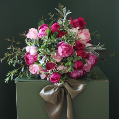 THE REAL FLOWER COMPANY Mixed pink bouquet