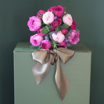 THE REAL FLOWER COMPANY Mixed pink posy
