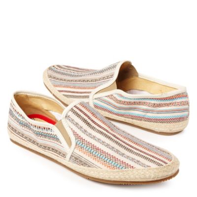H BY HUDSON MEN'S MORT NAVAJO PRINT FABRIC SLIP ON