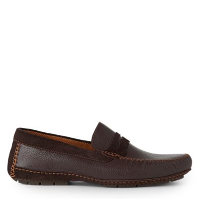 STEMAR Whipstitch Penny loafers