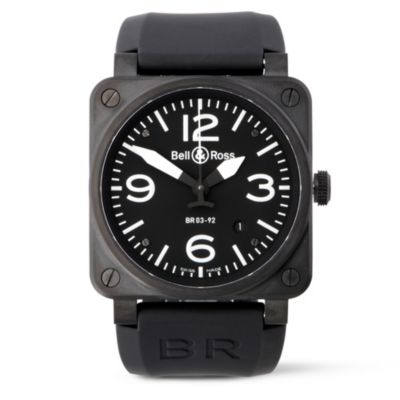 BELL & ROSS BR0392CAST carbon coated watch