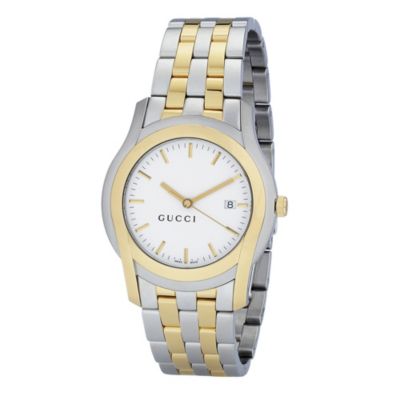 GUCCI YA055214 G Class bi&ndash;colour watch