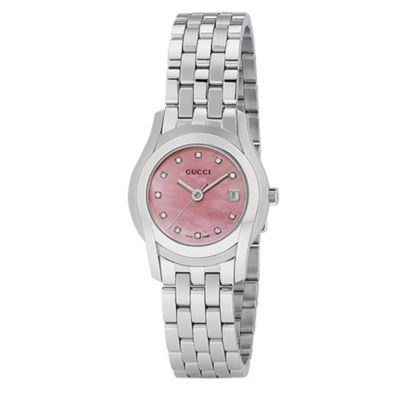 GUCCI YA055522 mother-of-pearl watch