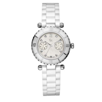 GC Diver Chic diamond dot white ladies' watch