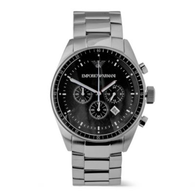 EMPORIO ARMANI Silver men's sports watch