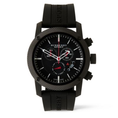 BURBERRY Chronograph men's watch black