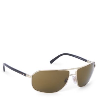 POLO RALPH LAUREN Tortoise aviator sunglasses