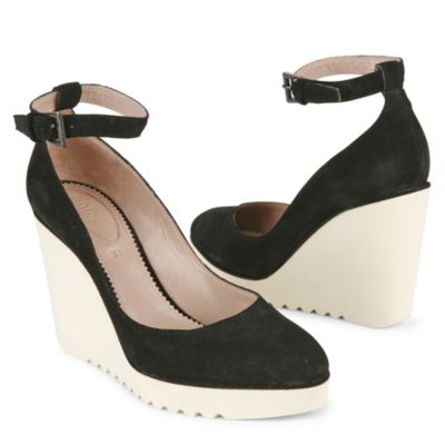 Fintan black platform shoes