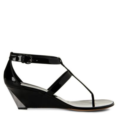 CASADEI Panelled wedge sandals