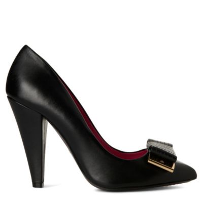 MULBERRY Bow embellished courts