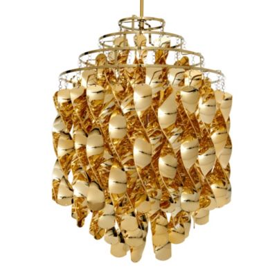 VERPAN PANTON Spiral pendant light gold