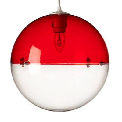 LIGHT SHOP Venus ball pendant light red