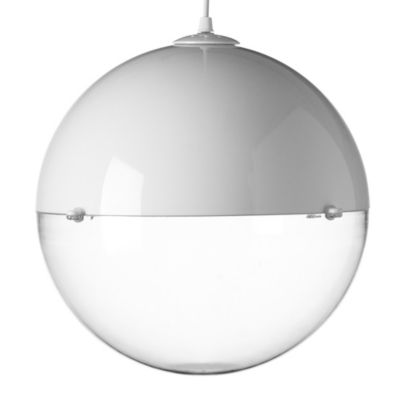 LIGHT SHOP Venus ball pendant white