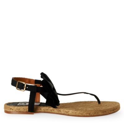 LANVIN Friedrich Gro raffia thong sandals
