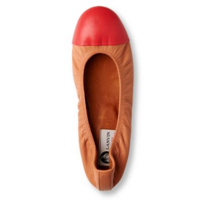 LANVIN Peep stretchy pumps