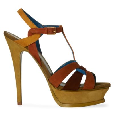 YVES SAINT LAURENT Tribute colour&ndash;block sandals