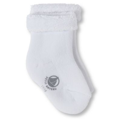 PETIT BATEAU Baby towelling socks 1-6 months