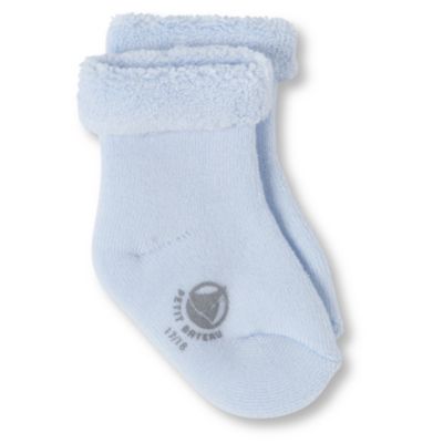 PETIT BATEAU Baby towelling socks 1-6 months