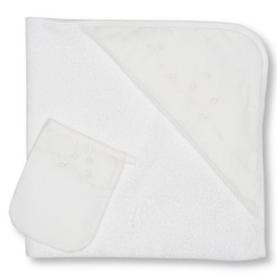 PETIT BATEAU Towel and flannel set