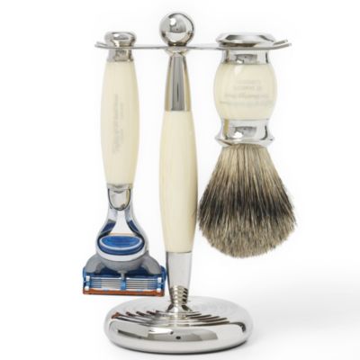 TAYLOR OF OLD BOND STREET Edwardian shaving set with Fusion razor
