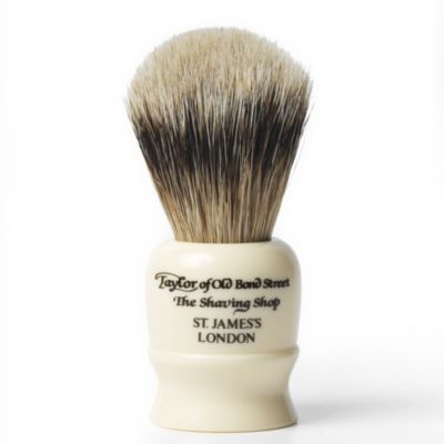 TAYLOR OF OLD BOND STREET Super Badger shaving brush in travel case