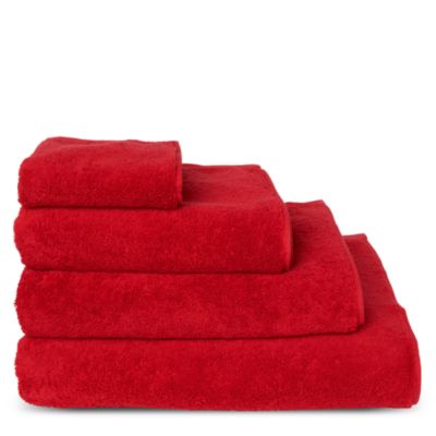 SELFRIDGES Retreat towels red