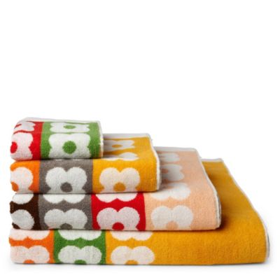ORLA KIELY Multi flower stripe towels