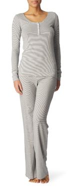 JUICY COUTURE Stripe and lace sleep set