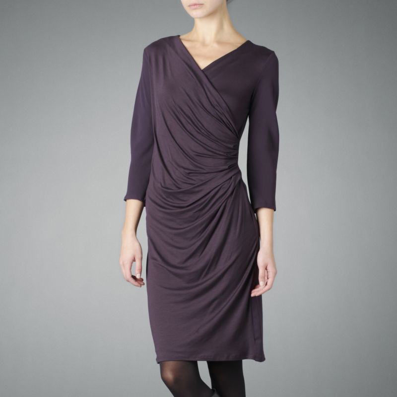 Cross front jersey dress   MAXMARA   Day   Dresses   Womenswear 